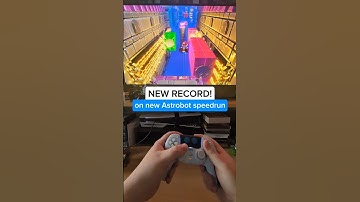 Quick new RECORD time on the Astrobot speedrun level #astrobot