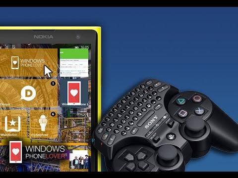 Tastiera Bluetooth Sony per PS3 e Lumia 1020 con Windows 10 Technical Preview