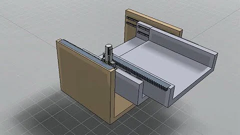 Rack&Pinion Telescopic mechanism
