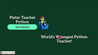 Pieter Teaches Python - Episode 1 - World's Youngest Python Teacher
