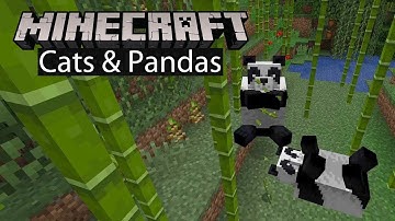 Minecraft Cats & Pandas Update Gameplay Review: Panda Taming, Cat Taming, Scaffolding, Crossbow