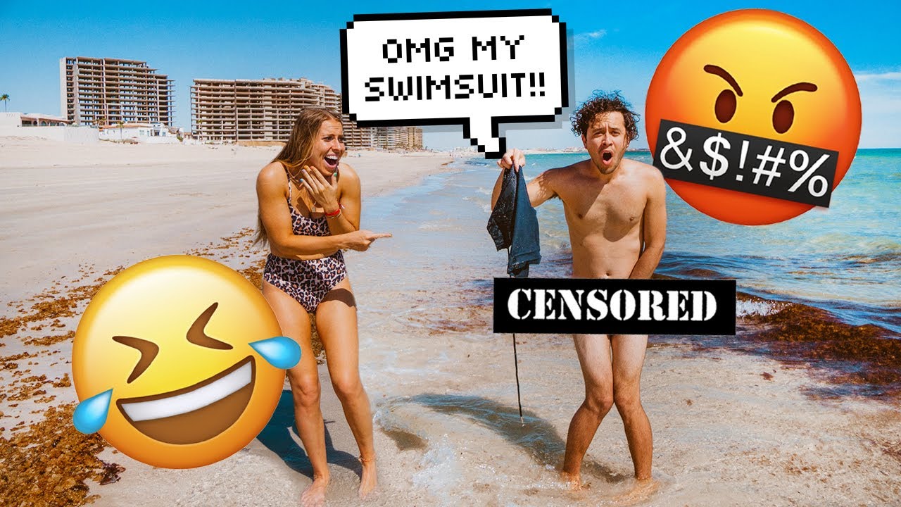 Dissolving Swimsuit Prank On My Husband Hilarious Youtube 