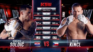 KSW Free Fight: Roberto Soldic vs Patrik Kincl | KSW 65