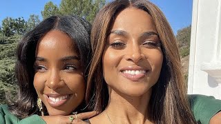 Ciara and Kelly Rowland make TikToks in Kelly's backyard