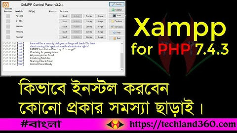 How to Install and run xampp without error #xampp #php #techland360