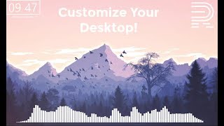 How to customize your desktop! | Rainmeter | Rman