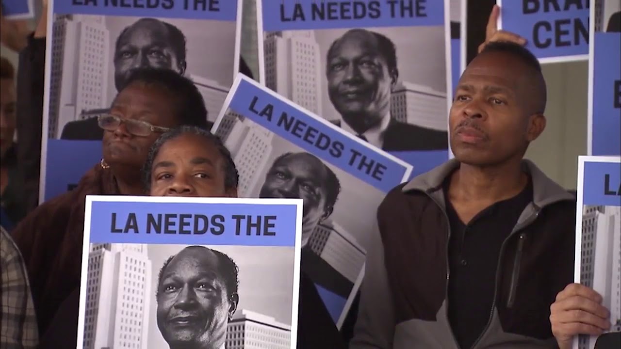 Koreatown residents protest planned emergency homeless shelter