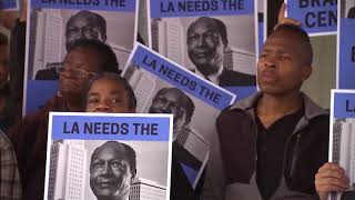 Koreatown residents protest planned emergency homeless shelter