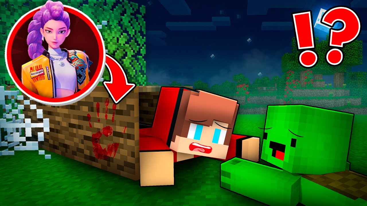 JJ KIDNAPPED in the SCARY TREE there are TRACES of New RUMI KPOP DEMON in Minecraft - Maizen?!