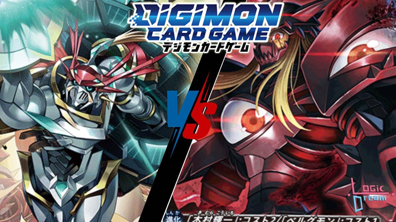 デジカ Digimon Card Game 紅蓮騎士獸 VS 紫ハイブリッド体