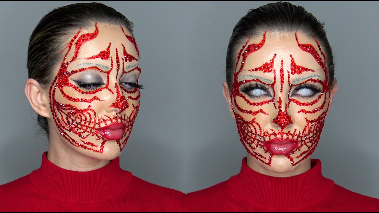Crystal Skull Makeup * Easy for Halloween*