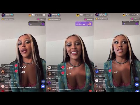 Doja Cat calls out Noah Schnapp for sharing DMs without her permission - TikTok Live (Jul 7, 2022)