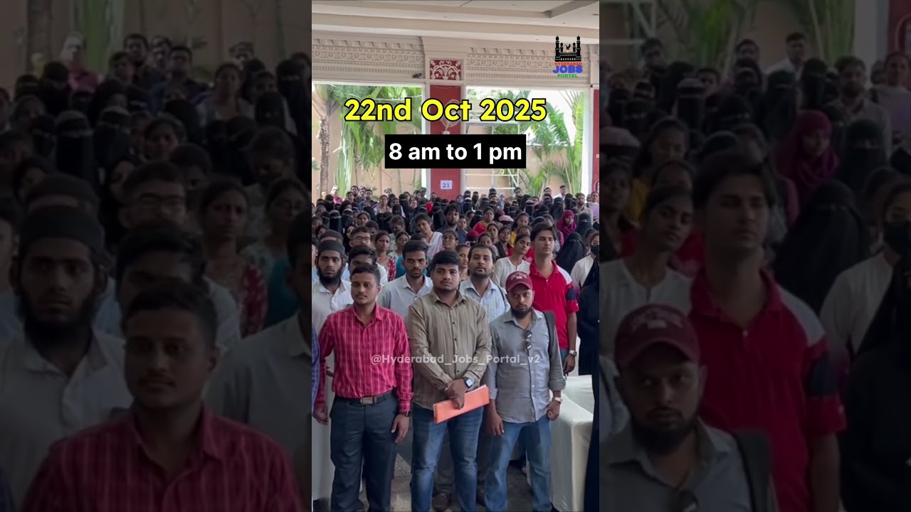Youth Job Fair at Begumpet, Hyderabad | Freshers & Experience | Hyderabad Jobs 