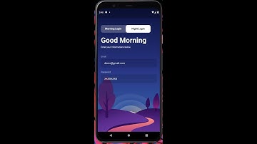 Flutter day night Login Design Part-3