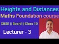 Height and Distance Class 10 Maths|Some Application of trigonometry|Foundation Course|Vivek Dwivedi