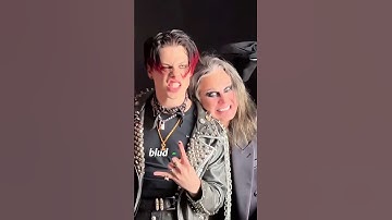 Have you noticed the way Ozzy Osbourne looks at Yungblud? Compared with Sid Wilson,#yungblud #ozzy