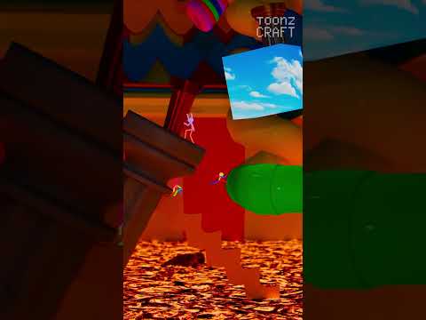 The Floor is LAVA! (The Amazing Digital Circus Animation Challenge) #shorts