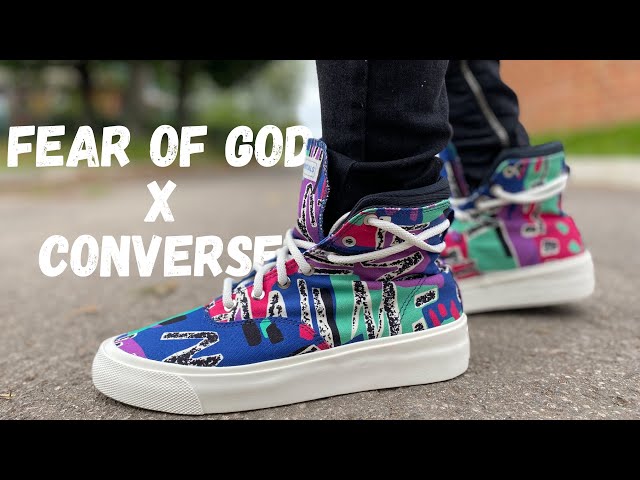 FEAR OF GOD X CONVERSE SKID GRIP HIGH REVIEW & ON FOOT - YouTube
