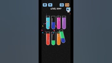 Water Color Sort Level 5947 Gameplay Solution