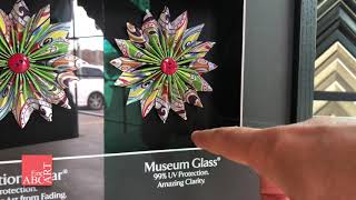 Picture Framing - Regular Glass vs. Conservation Glass