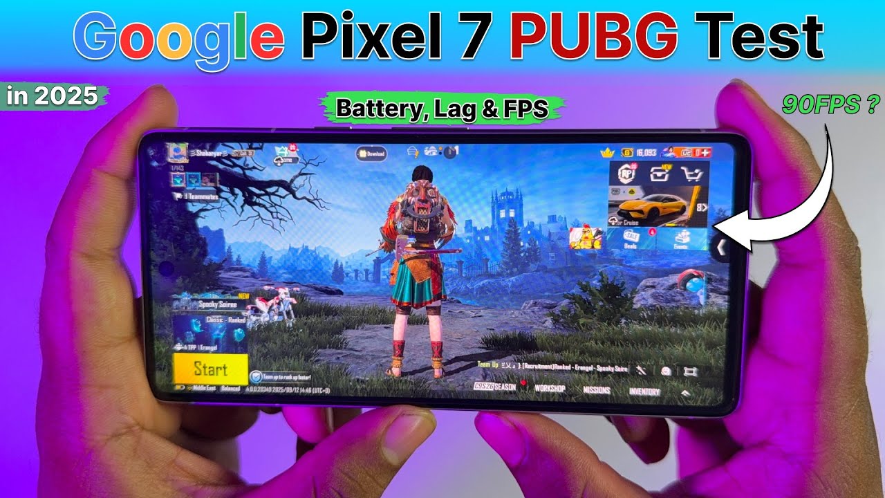 Google Pixel 7 PUBG Test in 2025 🔥Detailed BGMI Test - Heating, Battery, FPS ⚡️