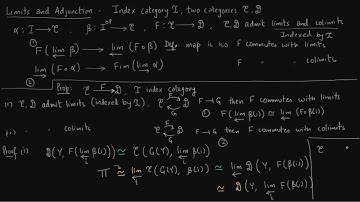 Adjunctions and Limits