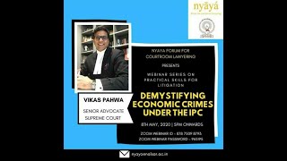 Demystifying Economic Crimes under the IPC | Sr. Adv. Vikas Pahwa | Nyaya Forum