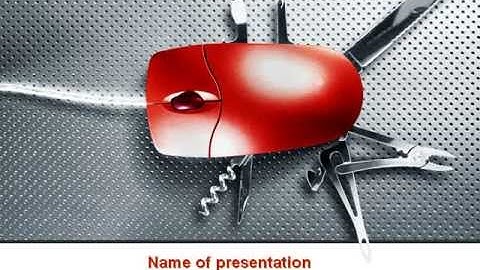 Mouse Universal PowerPoint Template by PoweredTemplate.com