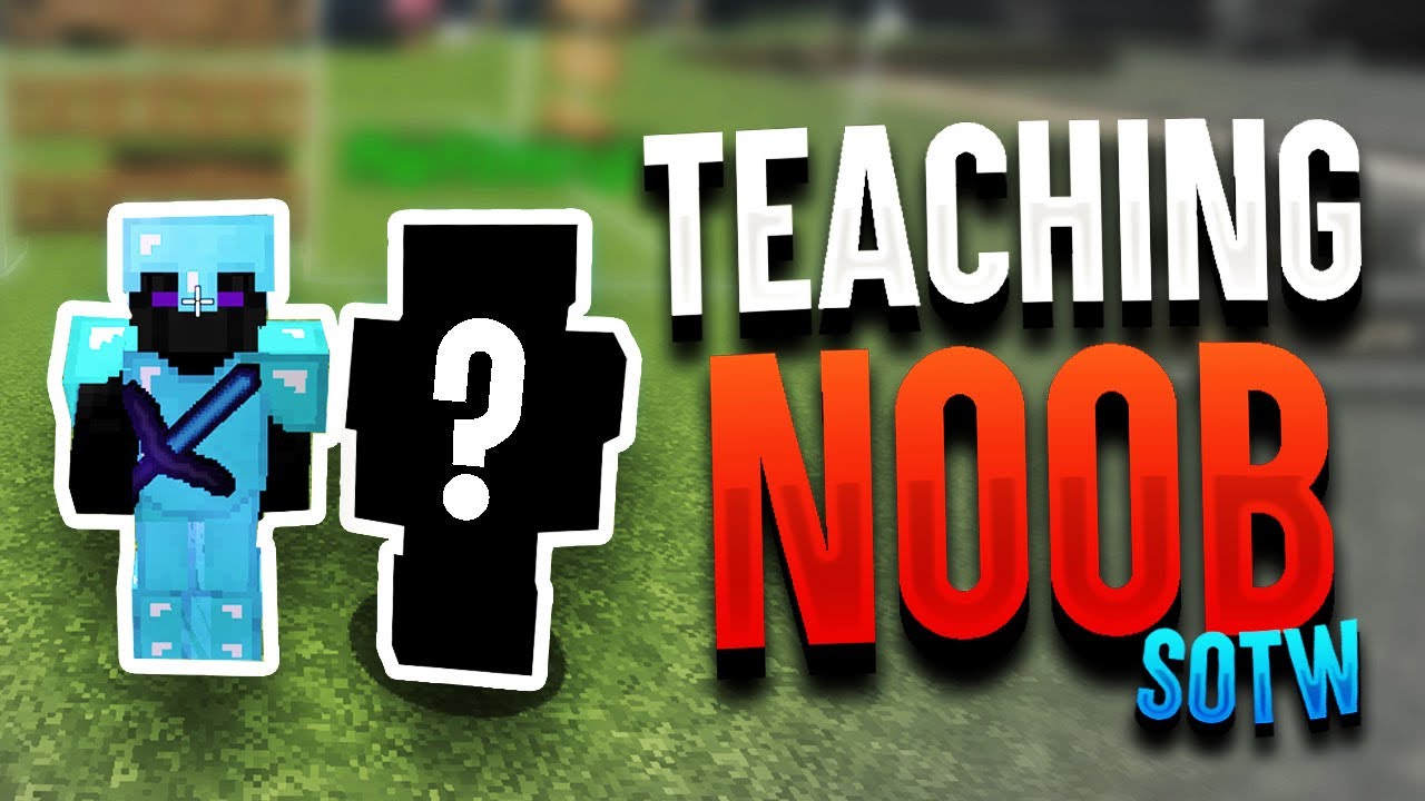 TEACHING NOOB HOW TO PLAY HCF #1 - SOTW | Minecraft HCF
