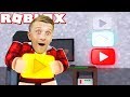 ПОЛУЧИЛ ЗОЛОТУЮ КНОПКУ или СИМУЛЯТОР ЮТУБЕРА в ROBLOX от FFGTV