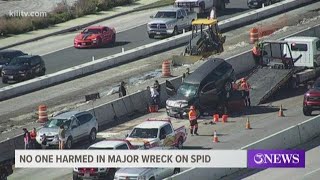 Emergency crews respond to multiple-vehicle accident on SPID near Everhart