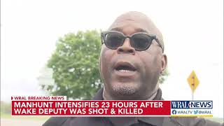 Manhunt intensifies after Wake County deputy shot, killed