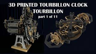 Building a Functional 3D‑Printed Clock: Tourbillon Module with constant force mechanism