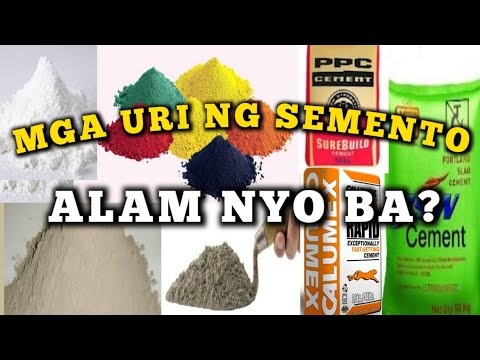 Video: Anong uri ng semento ang ginagamit para sa mga hakbang?