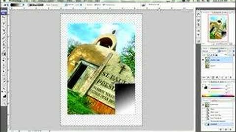 Photoshop CS3 Warp Tool Tutorial : Adding Gradients in Photoshop Tutorial