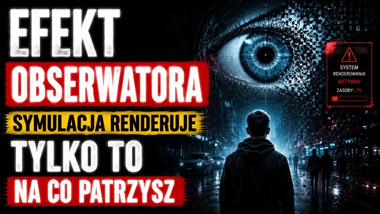 EFEKT OBSERWATORA — SYMULACJA RENDRUJE TYLKO TO, CO WIDZISZ