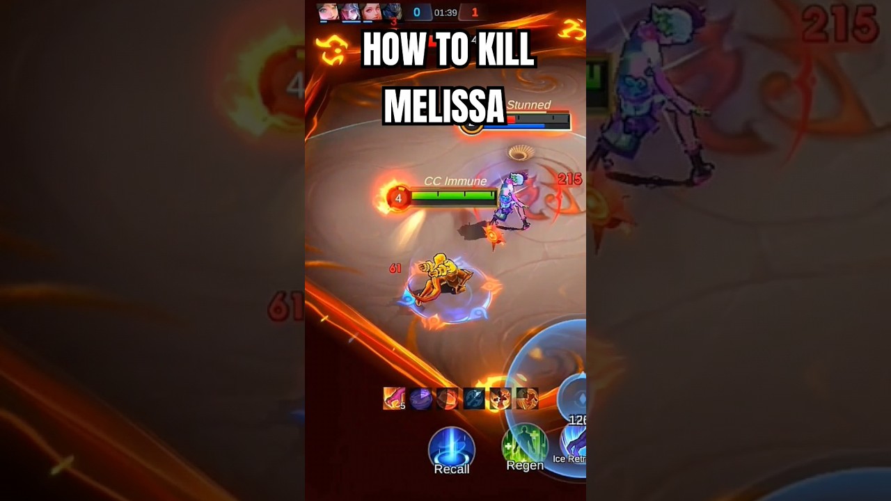 HOW TO KILL MELISSA IN MLBB 