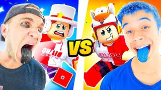 Roblox | QUEM PERDER MASCA CHICLETES QUE PINTA A LINGUA *muuuiiiito chicletes