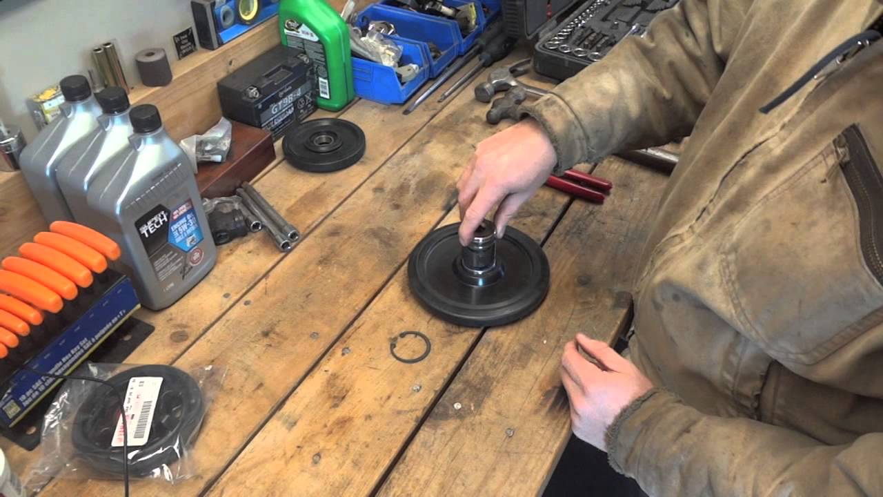 Yamaha Apex wheel bearing install YouTube