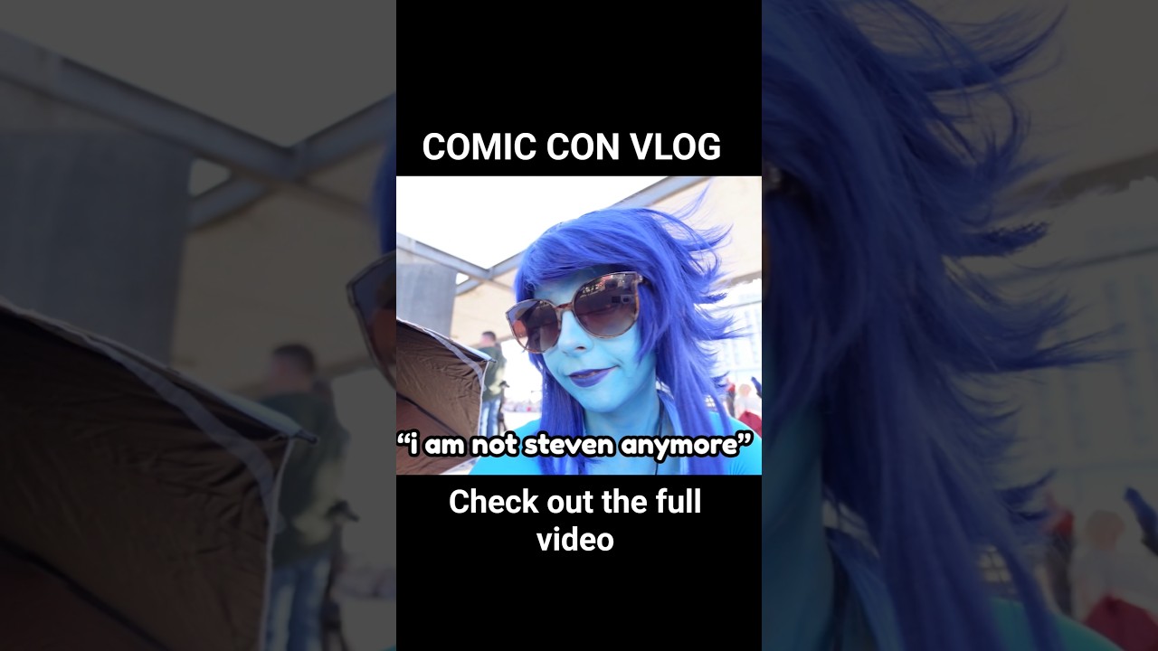 I'm not Steven anymore..  #cosplay #comiccon #funny #vlog #dayinmylife #stevenuniverse