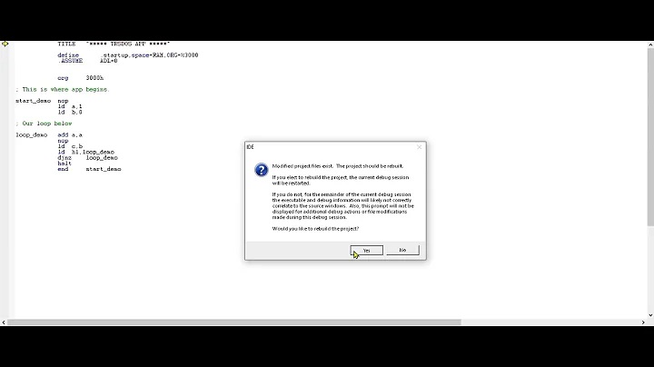 Simple Z80/eZ80 assembly program demonstrating Zilogs ZDS system.