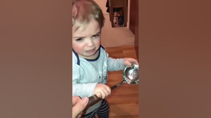 THIS CRYING TODDLER TAKES A SPOON SO HE CAN HIT HIS BROTHER 🤣
