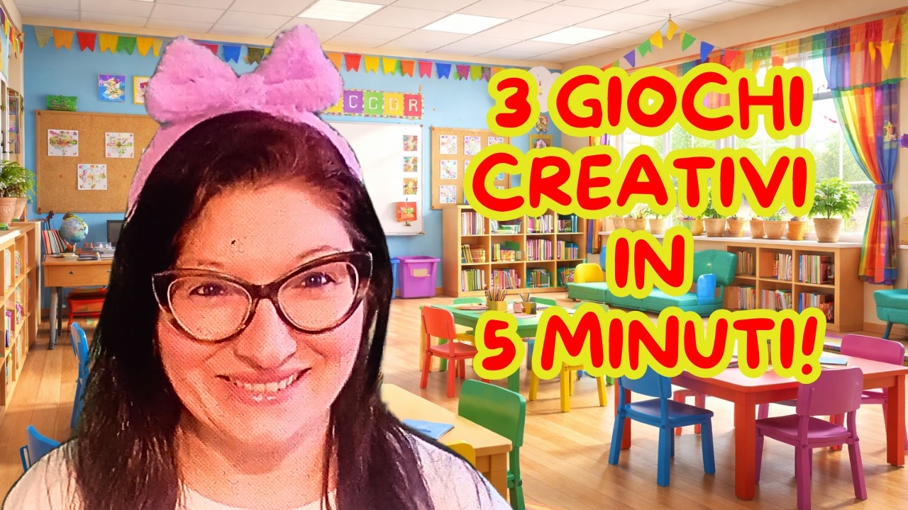 3 giochi creativi in 5 minuti