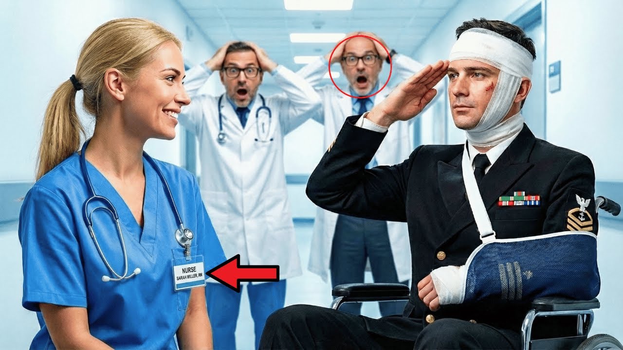 Alle lachten über die gehörlose Krankenschwester – bis ein verwundeter SEAL-Admiral salutierte