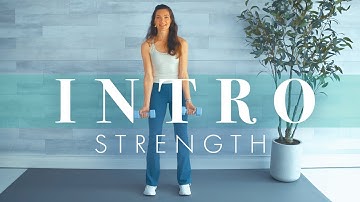 Introduction to Strength Training for Beginners & Seniors // All Standing, START HERE!