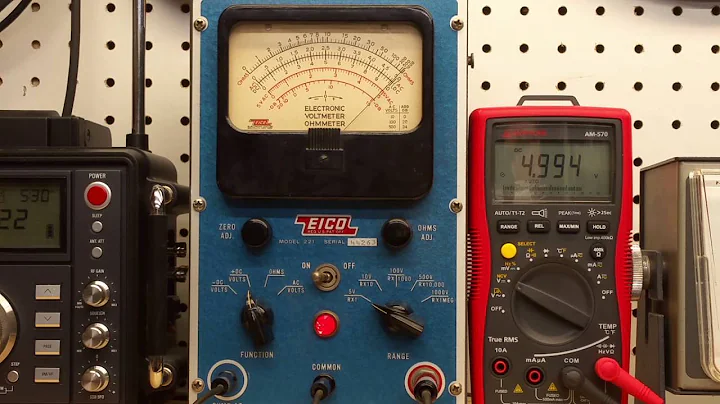 #21: VTVM and DMM: Side by side comparison