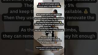 The bank won't tell you this mortgage hack 💸🔥 #shorts #wealthdecode