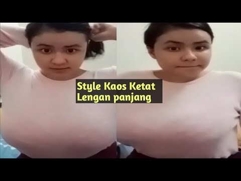 Style Baju ketat | Referensi baji kaos lengan panjang Tante Bohay | Edisi Non hijab