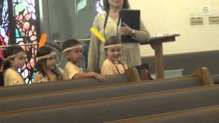 Rainbow Preschool Thanksgiving Program 2015 #1