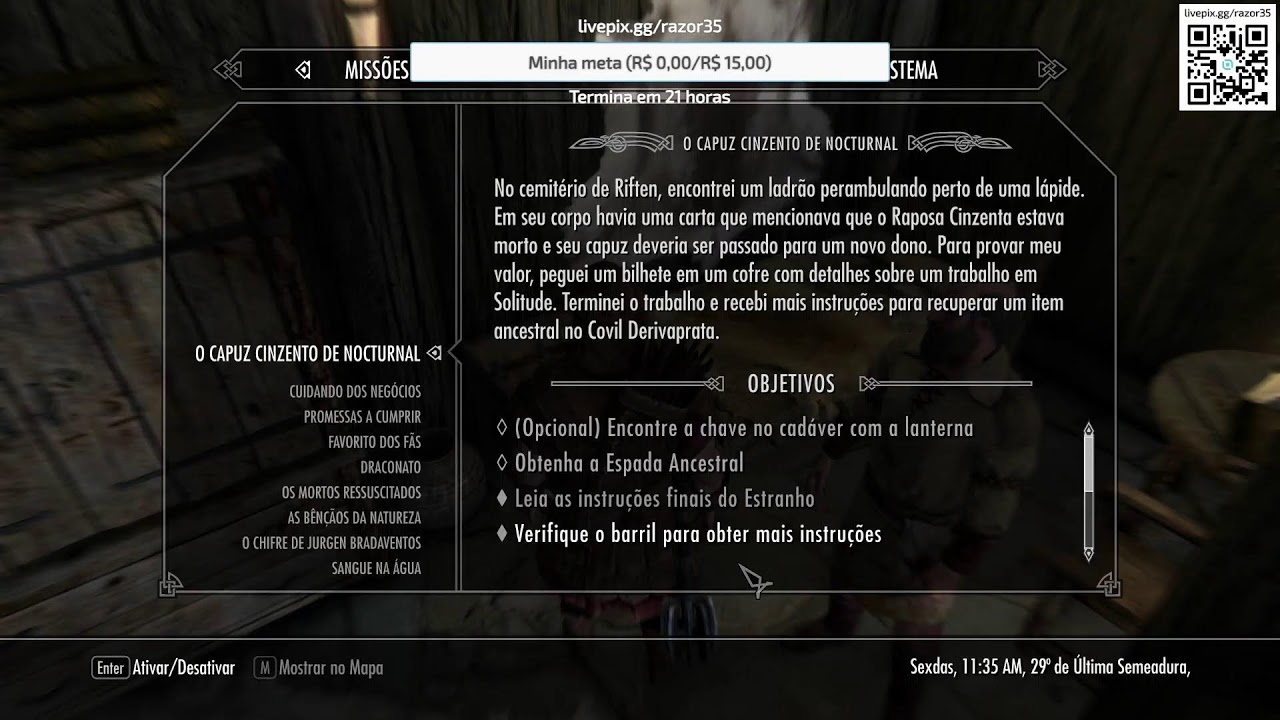 Skyrim - Olha o madrugadão aí